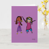 Beste Vrienden Kaart (Gele Bloem)