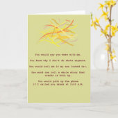 Beste vrienden kaart (Gele Bloem)