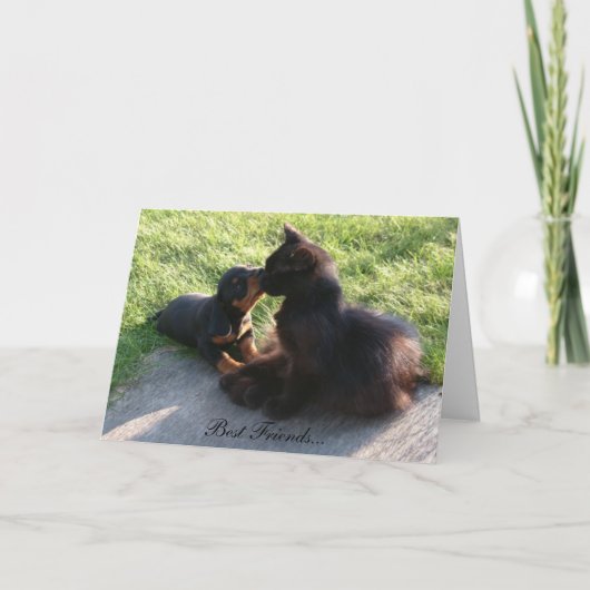 Beste vrienden kaart (Voorkant)