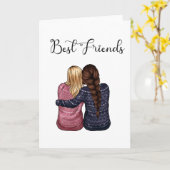 Beste vrienden kaart (Gele Bloem)