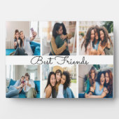 Beste vrienden kalligrafie | Aangepaste Meerdere f Fotoplaat (voorkant)