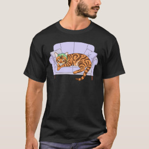 Beste vrienden kat en gekko t-shirt