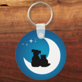 Beste vrienden - kat en hond - sleutelhanger (Voorkant)