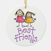 Beste vrienden keramisch ornament (Voorkant)