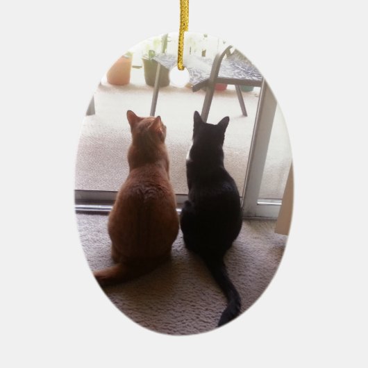 Beste vrienden keramisch ornament (Voorkant)