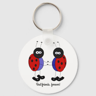 Beste vrienden, kleine ladybugs sleutelhanger