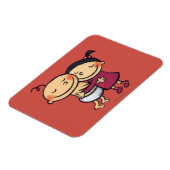 Beste vrienden knuffelen magneet (Linkerzijde)