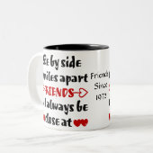Beste Vrienden Koffie Mok | Gepersonaliseerde vrie (Voorkant links)