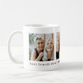 Beste vrienden Laat je niet grappig Foto Mok (Links)