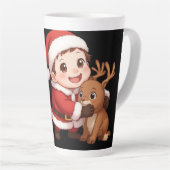 Beste vrienden latte mok (Rechterhoek)