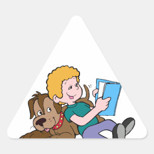 Beste vrienden lezen sticker