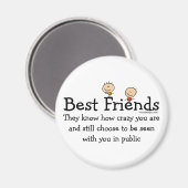Beste vrienden magneet (Voorkant / Achterkant)