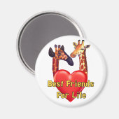 Beste vrienden magneet (Voorkant / Achterkant)