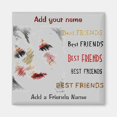 Beste vrienden magneet (Voorkant)