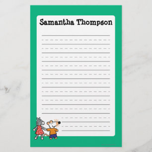 Beste vrienden Maisy en Dotty Hold Hands Briefpapier