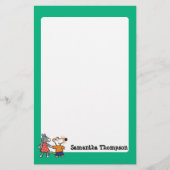 Beste vrienden Maisy en Dotty Hold Hands Briefpapier (Voorkant)