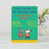 Beste vrienden Maisy en Dotty Hold Hands Kaart (Staand voorkant)