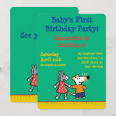 Beste vrienden Maisy en Dotty Hold Hands Kaart (Voorkant / Achterkant)