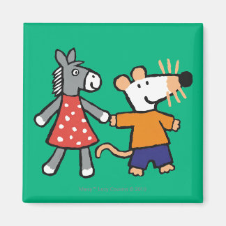 Beste vrienden Maisy en Dotty Hold Hands Magneet
