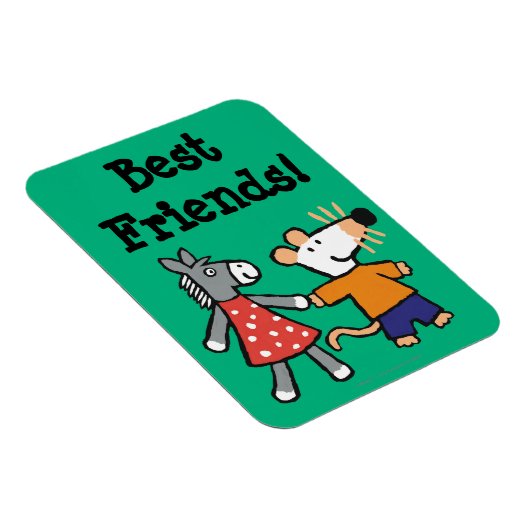 Beste vrienden Maisy en Dotty Hold Hands Magneet (Rechterzijde)