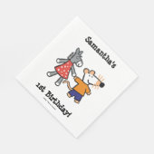 Beste vrienden Maisy en Dotty Hold Hands Servetten (Hoek)