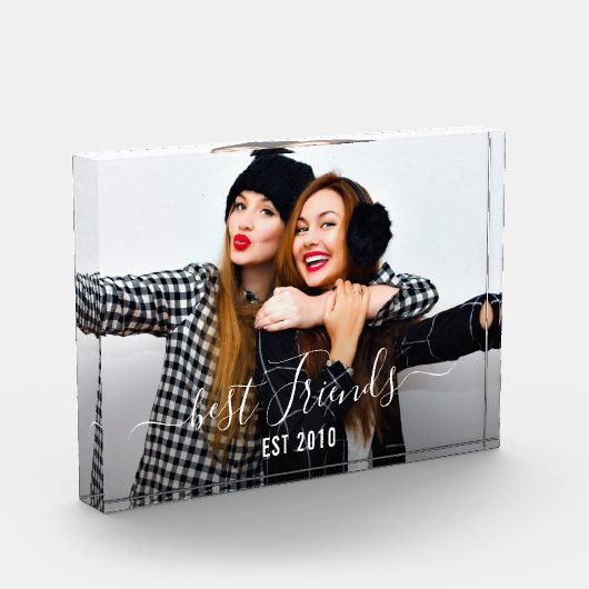 BESTE VRIENDEN | Manuscript lettering overlay Fotoblokken (Links)