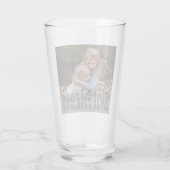 Beste vrienden met de Naam van de Douane en Foto Glas (Achterkant)