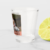 Beste vrienden met de Naam van de Douane en Foto Shot Glas (Rechts)