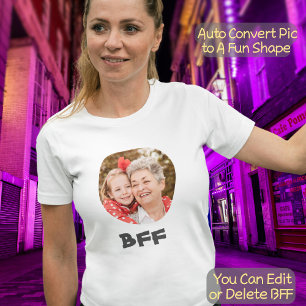 Beste vrienden met Forever BFF uploaden je vierkan T-shirt