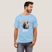 Beste vrienden met Forever BFF uploaden je vierkan T-shirt (Voorkant volledig)