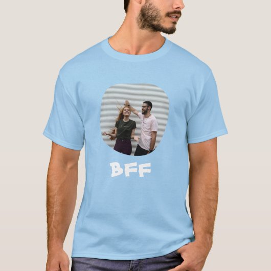 Beste vrienden met Forever BFF uploaden je vierkan T-shirt (Voorkant)