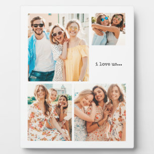 Beste vrienden met minimale tablettplak met Easel Fotoplaat