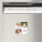 Beste Vrienden Modern Chique BFF Script Foto Magneet (Insitu (Vaatwasser))