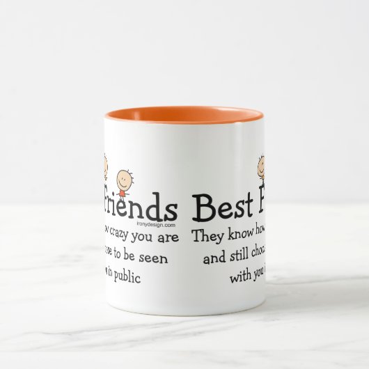 Beste vrienden mok (Midden)