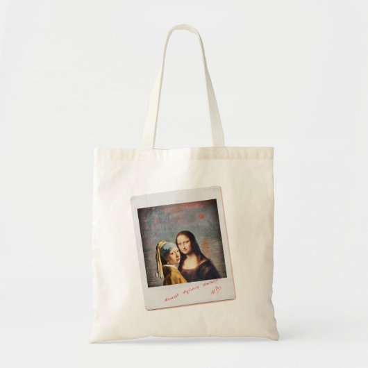 Beste vrienden, Mona Lisa - Da Vinci Tote Bag (Voorkant)
