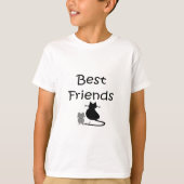 Beste vrienden — muis en kat t-shirt (Voorkant)