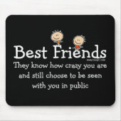 Beste vrienden muismat (Voorkant)