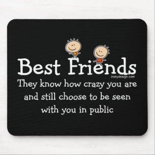 Beste vrienden muismat
