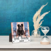 Beste Vrienden Nooit Vergeten Dierenherdenking Fotoplaat (Insitu)