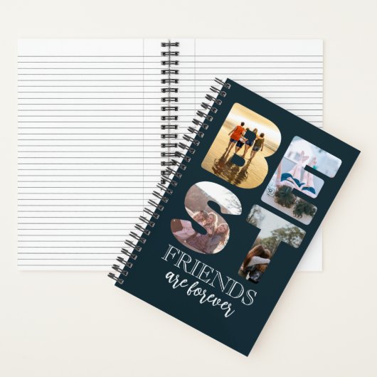 Beste vrienden, ooit foto-Afstuderen cadeau Notitieboek (Binnen)