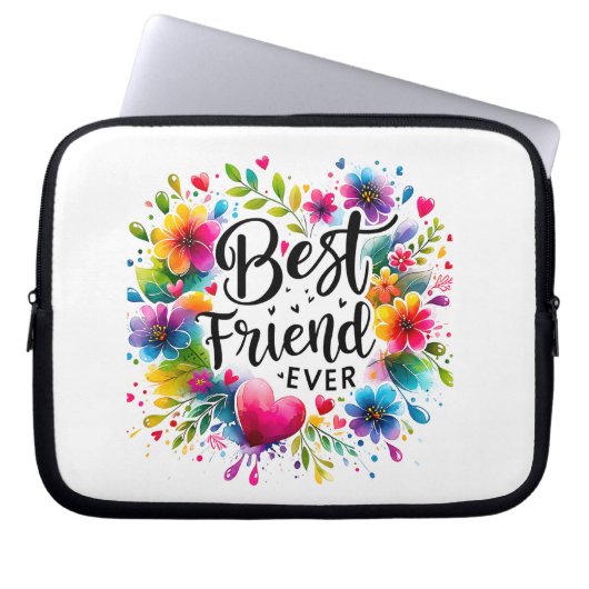 Beste vrienden ooit - Schattigee en leuke cadeaus  Laptop Sleeve (Voorkant)