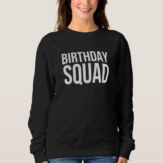 Beste vrienden op het Birthday Squad Trui (Voorkant)