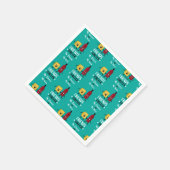 Beste vrienden op het gebied van kaas en wijn servet (Hoek)