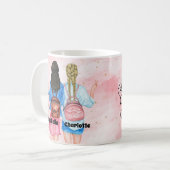 Beste vrienden op maat koffiemok (Voorkant links)