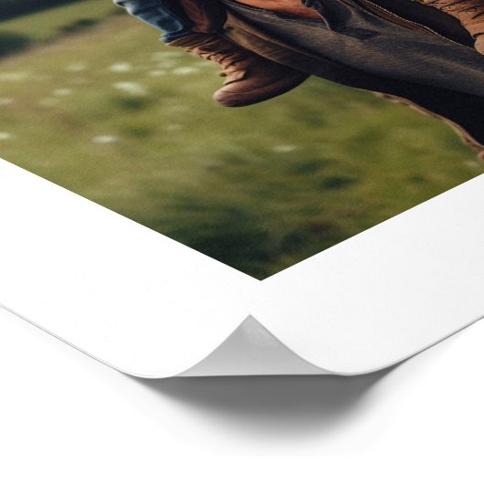 Beste vrienden | Papa & ik Foto Poster (Hoek)