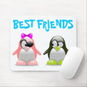 "BESTE VRIENDEN" PENGUINES MUISMAT (Met muis)