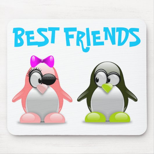 "BESTE VRIENDEN" PENGUINES MUISMAT (Voorkant)