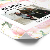 Beste vrienden PHOTO Gift Pink Poster (Hoek)