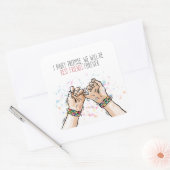 Beste vrienden Pinky Promise Sticker Seal (Envelop)