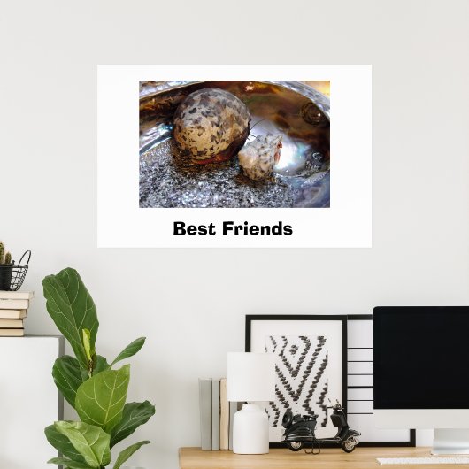 Beste vrienden poster (Thuiskantoor)